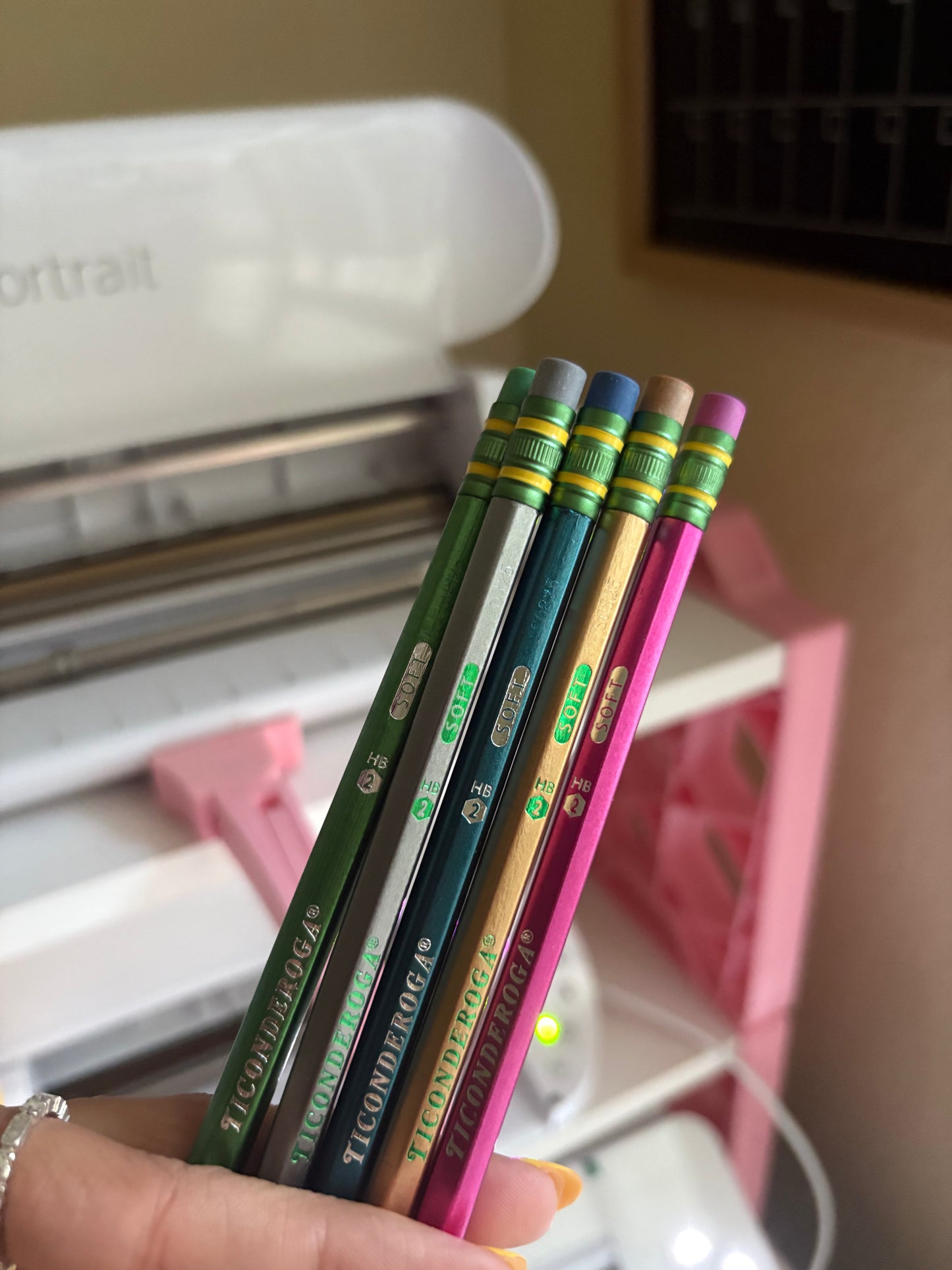 Lápices Customizados Limited Edition Metálicos (Grabados) 5 pack