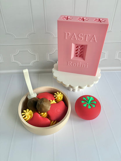 3D Printed Sensory Pasta Play Set