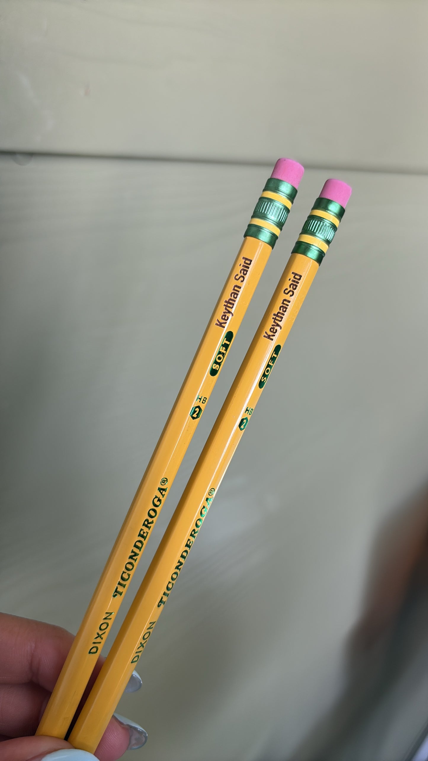 Lápices Customizados (Grabados) 5-pack Amarillos
