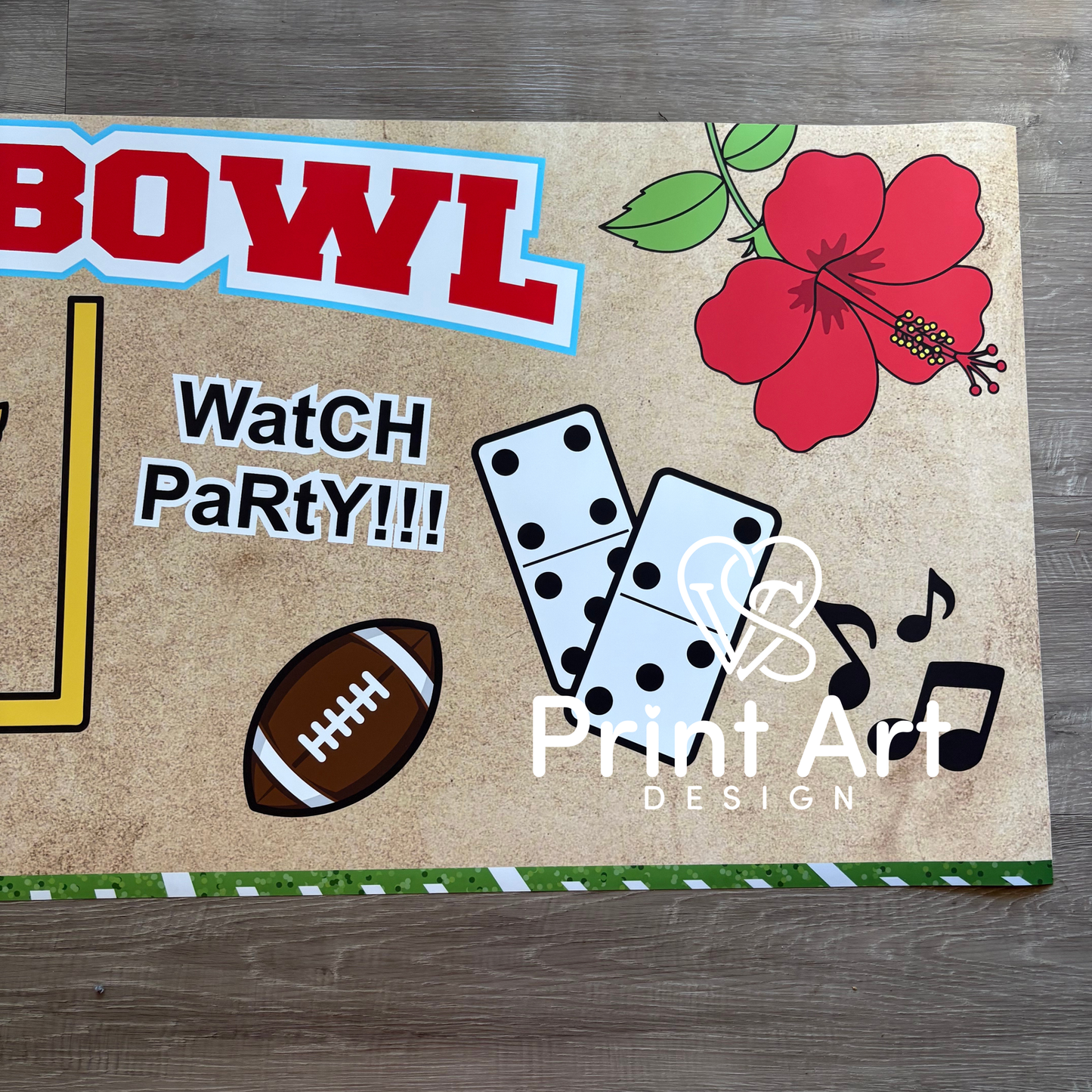Benito Bowl Game Day Banner Template