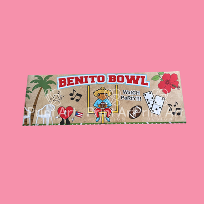 Benito Bowl Game Day Banner Template
