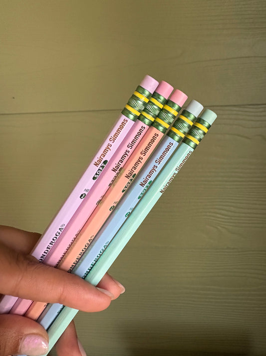 Lápices Customizados (Grabados) 5-pack