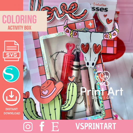 Mini Coloring Activity Box