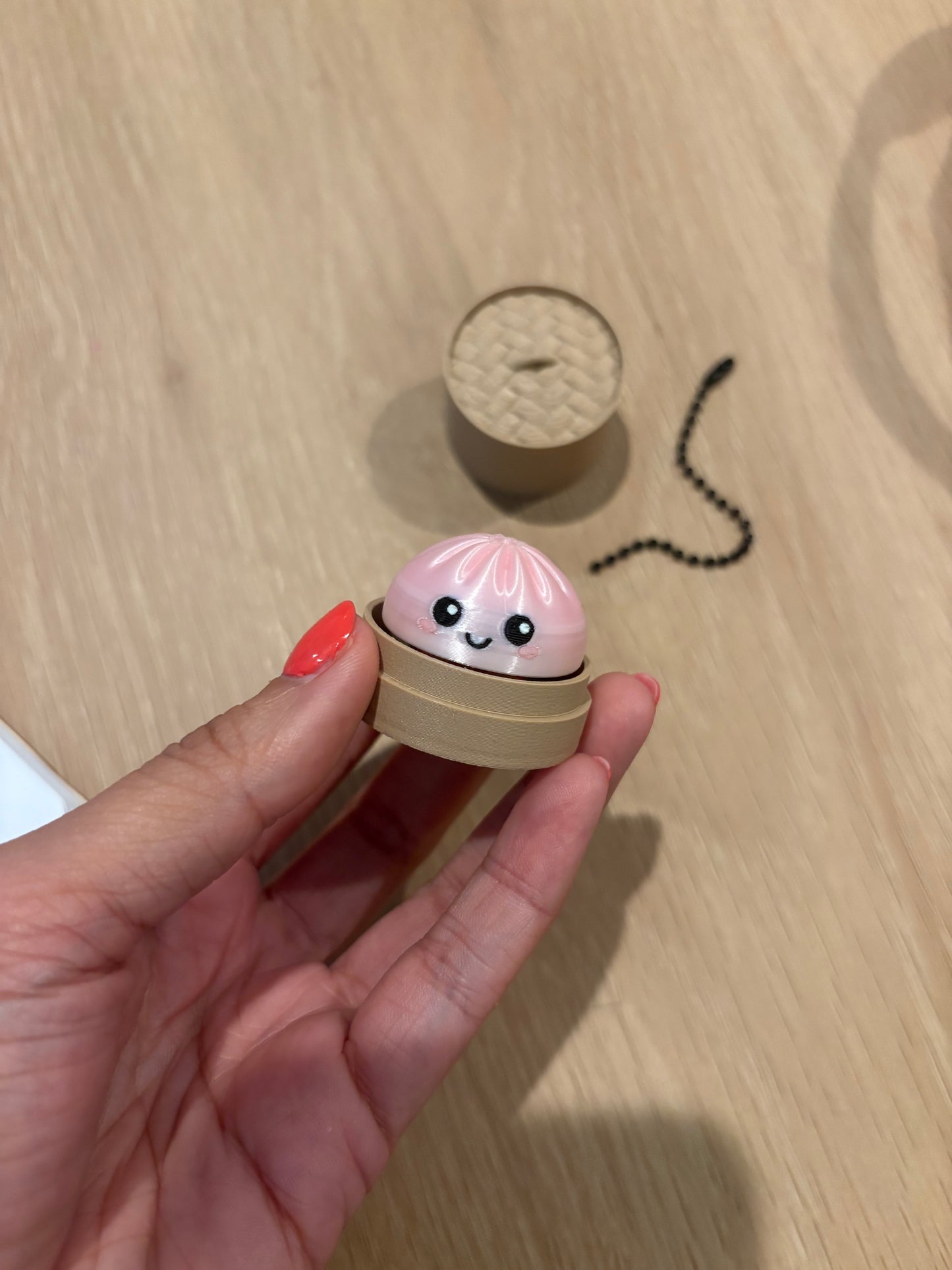 Dumpling Key Chain Clicker