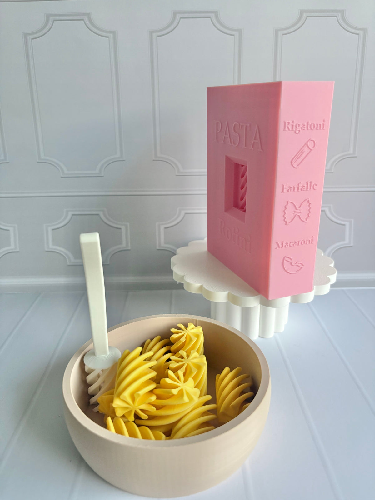 3D Printed Sensory Pasta Play Set
