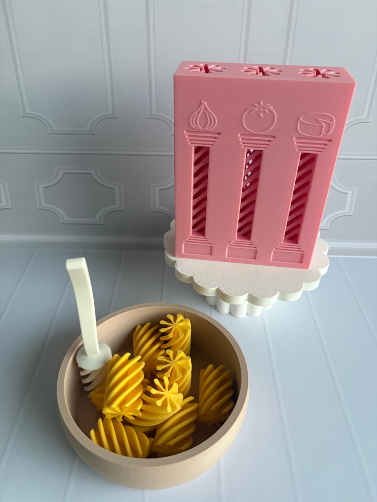 3D Printed Sensory Pasta Play Set