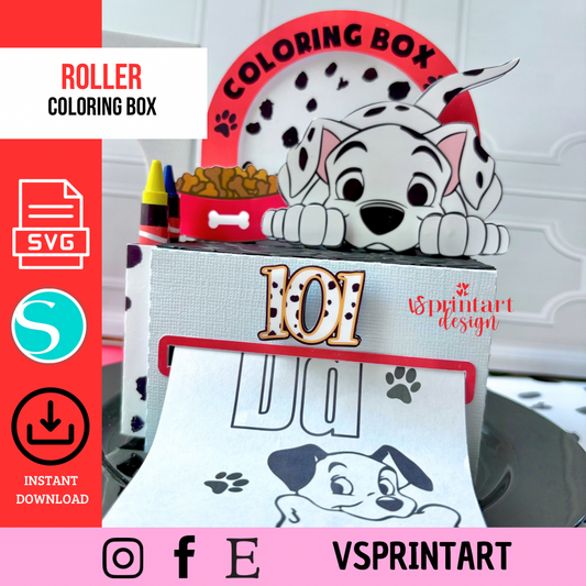 Roller Coloring Box