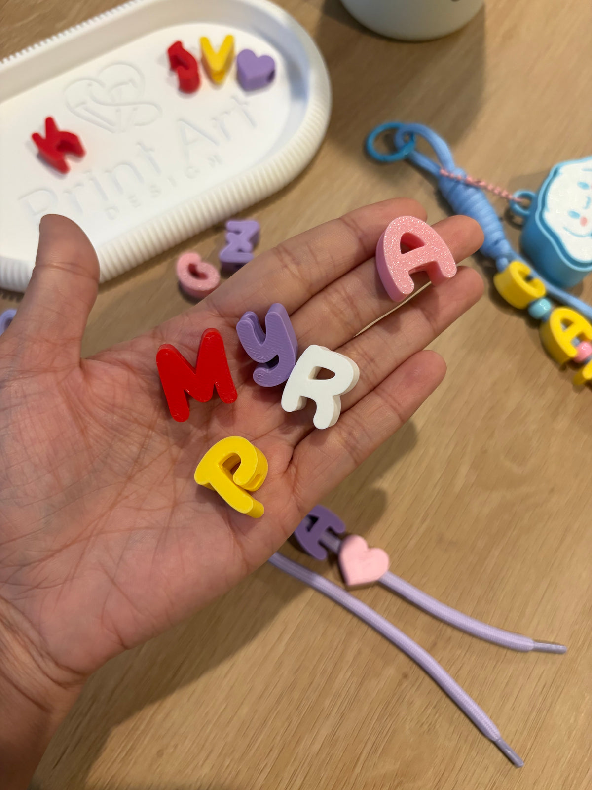 3D Beads Letters