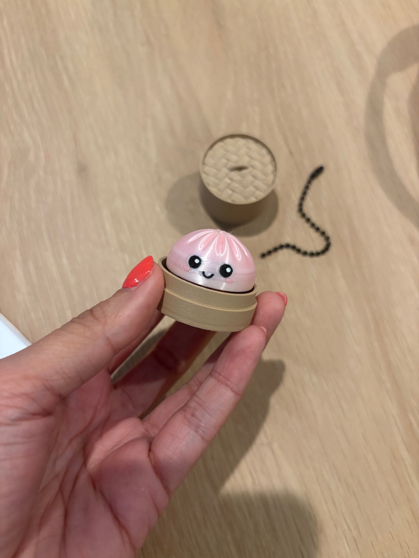 Dumpling Key Chain Clicker