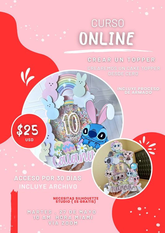 Curso Express Cake Topper GRABADO